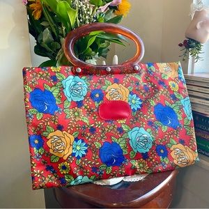 vintage foldable clasp purse